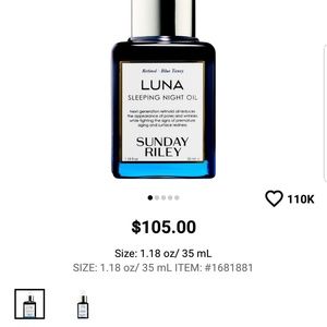 Sunday Riley Sleeping Night Oil